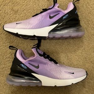 Nike Air Max 270 Lilac/University Blue/Grape/Black Women’s Size 8.5 DZ5206-500